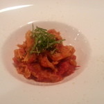 ビストロ・アロンジー - ２０１４・５月　ディナー・・・トリップトマトソース煮