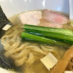 中華ソバ ちゃるめ - 塩中華ソバ1000円+手もみ麺50円=1050円