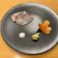 鮨 いとう - シマアジとアオヤギ