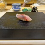 兄弟寿し - 鯵。非常に新鮮でした。