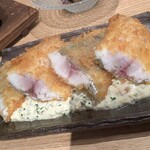 魚ト日本酒あたらよ - ちょっとレアなアジフライ