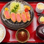 お食事処 四季采 - 牛かつ定食