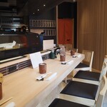 鮨 銀座おのでら 息子 - 店内（カウンター席）
