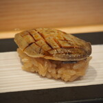 鮨 銀座おのでら 息子 - アワビ