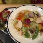 Japanese & Modern Chinese 嵐山 - 大地の恵み塩あんかけ焼きそば980円