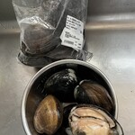 麺屋酒房 喜凛 - とてもいいサイズのホッキ貝！