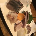 御座敷居酒屋　ふじ善 - 刺身盛り合わせ5種