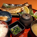 銀座方舟 - 鯖の一夜干し定食