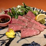 銀座方舟 - 越後牛のたたき