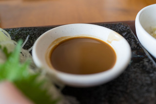 三崎食堂 - イカの肝ソース