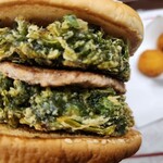 ドムドムハンバーガー - 料理写真:春菊かき揚げバーガー¥790
