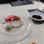 Shokudo Hiroki - 중뱃살과 히라메(광어) 회