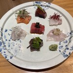 サカナのめしや 天端 - お刺身盛り合わせ