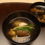 徳ㇵ本也 - 鴨のつみれ､堀川ごぼう､鶯菜