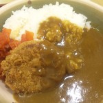 箱根そば本陣 - カレーのメンチカツは昔、懐かしい味でした