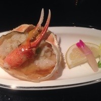 日本料理 みゆき - 焼物 蟹と竹の子の甲羅焼き