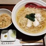 鯛そば・茶漬 磯LABO - 鯛塩そば+鯛めしセット