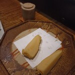 浅草 ひら山 - 筍の天麩羅