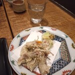 浅草 ひら山 - 蛍烏賊の天麩羅