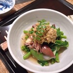 浅草 ひら山 - 蛍烏賊のおひたし