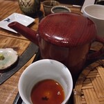 浅草 ひら山 - 蕎麦湯