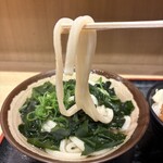 本場さぬきうどん 親父の製麺所 - 鳴門ワカメうどん