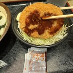 本場さぬきうどん 親父の製麺所 - コロッケ丼