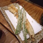 浅草 ひら山 - 穴子の天麩羅