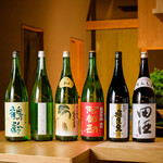 割烹バル あ晴れ - あ晴れ定番の日本酒１