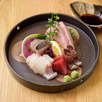割烹バル あ晴れ - 旬魚盛合せ