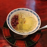 横浜野田岩 - デザート(リンゴゼリー)