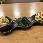 割烹バル あ晴れ - 贅沢銘々コース前菜