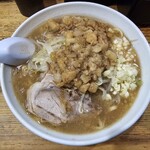 限界を超えろ - ラーメン豚1枚　ニンニクアブラマシマシ　1000円