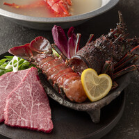 伊勢海老と黒毛和牛のしゃぶしゃぶ