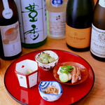 和食 孤一 - 地酒と灘の酒　ワイン、シャンパン