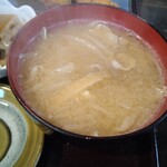 居酒屋 姫咲丸 - もやしの味噌汁