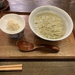 竹ノ下そば - 辛味大根の釜揚げ蕎麦