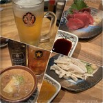 テング酒場 - もつ煮豆腐＆黒ホッピー・生ビール・馬刺し・純白せんまい刺し