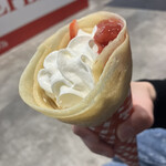 MARION CREPES プレンティ西神中央店 - イチゴ薄っぺらいあるある笑