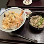 志な乃 - 天丼冷そばセット☆900円