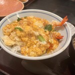 志な乃 - 天とじ丼☆海老3尾