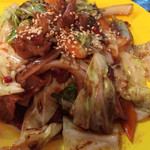 地球屋にんげん亭 - 回鍋肉 ¥400