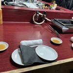 焼肉幸泉 - カウンターセット