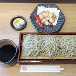 江戸そば マルノ - 活タコ天セット 生粉打ち＆大盛り