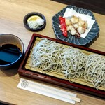 江戸そば マルノ - 活タコ天セット 生粉打ち＆大盛り