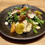 洋食 おがた - 菜の花のおひたしがgood