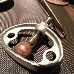 バイクカフェ - 上手く割れると気持ちがエエよ！(笑)