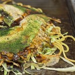 お好み焼き ふじや - あらら………ちょっとズレたな