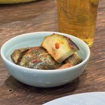 焼肉 三日月 - ナスキムチ、あっさりで美味しい。