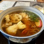 滝見屋 - 料理写真:天ぷら蕎麦（税込み１４００円）